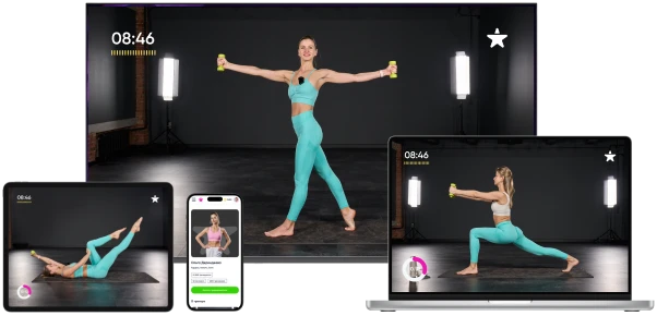 girl on different platforms